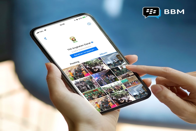 Berinovasi di Era Digital, TNI AD Luncurkan Akun Resmi BBM